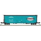 Atlas 50005696 - N Scale - 	50' GA RBL Plug-Door Boxcar - Ready to Run - Master(R) -- New York Central 78978 (green, black, white, red, Large Cigar Band Logo)